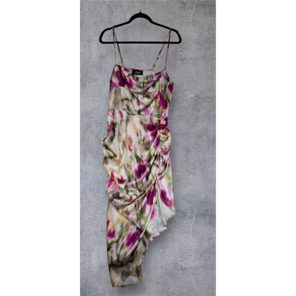 NWT Cider Women Sleeveless High Low Floral Dress Size XL